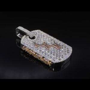 FLAWLESS MOISSANITE DOG TAGS