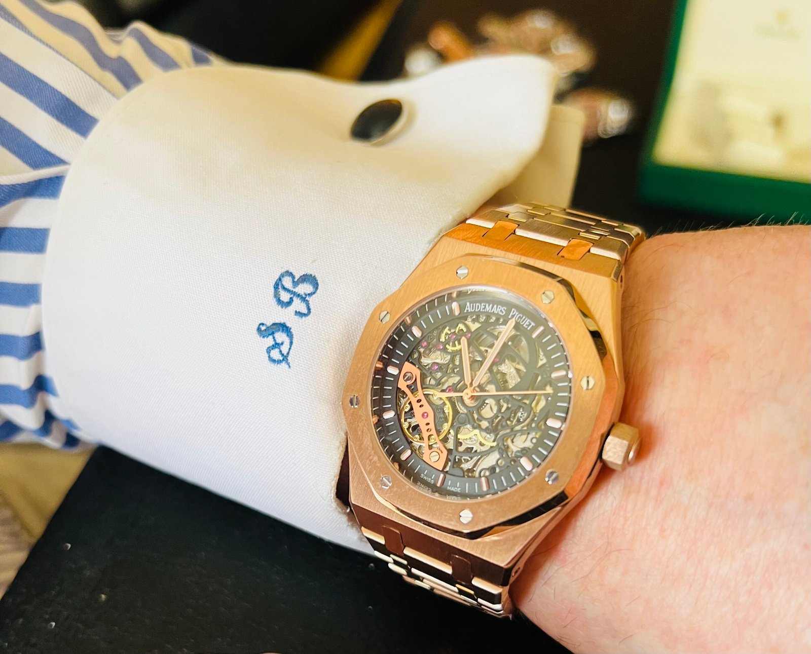 AP Royal Oak ,Double Balance Wheel Openworked - Swiss Clone